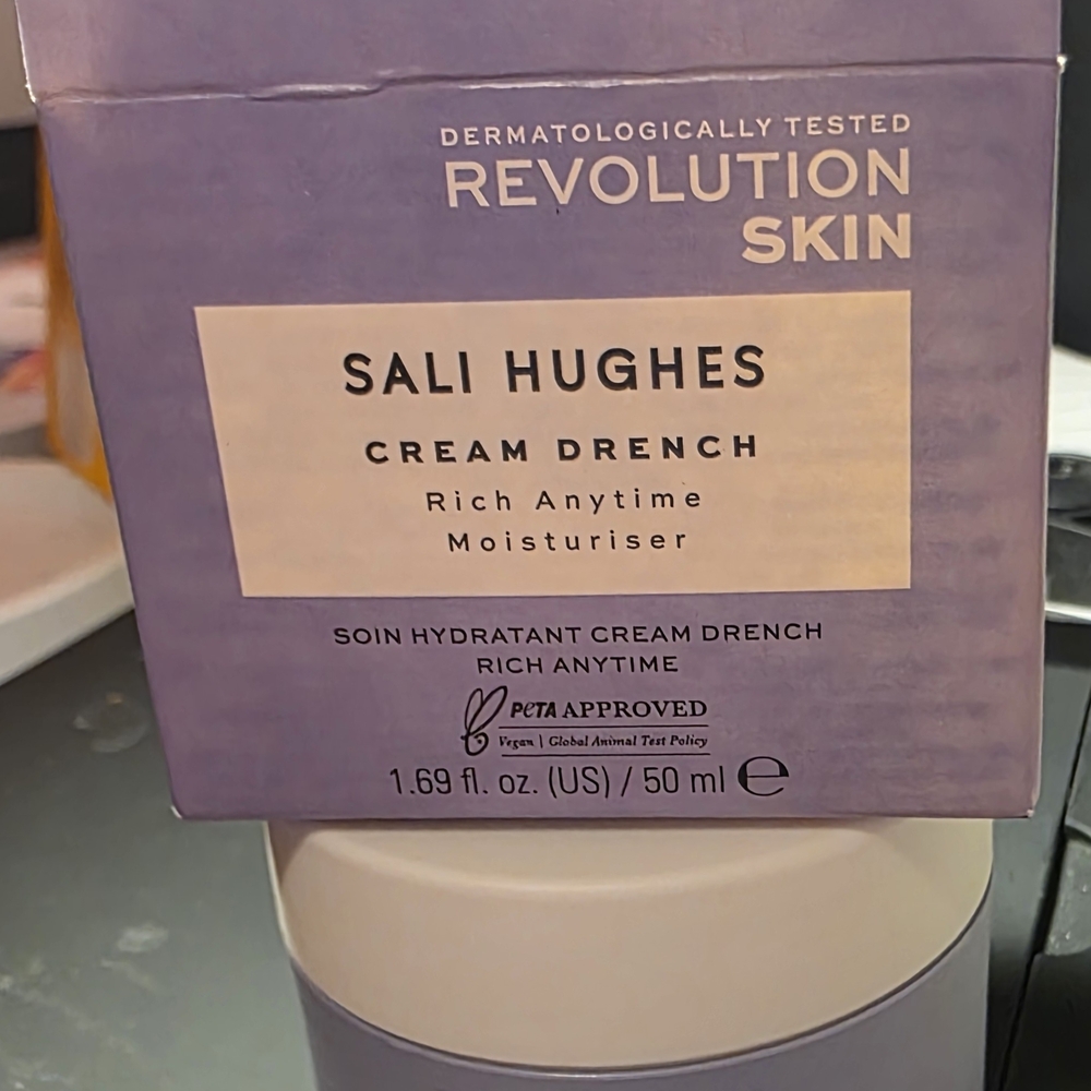 Revolution Skin Sali Hughes Cream Drench - Brand New In Box- Full Size